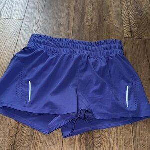 🛍️ASICS XS double layer Purple Athletic Shorts